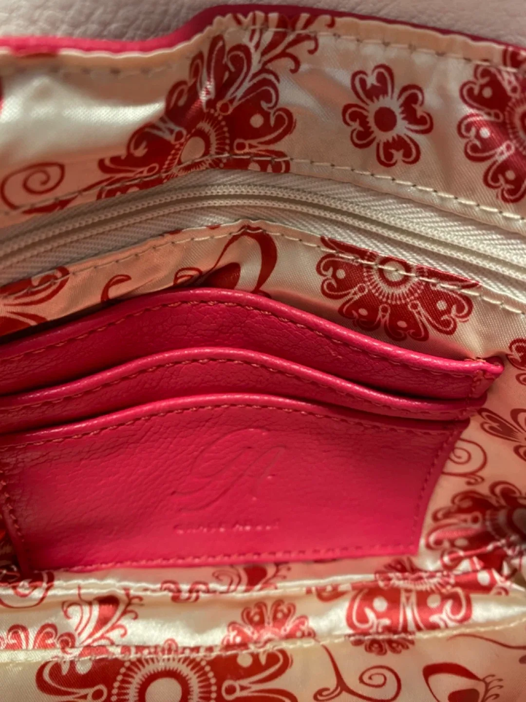 New GRACE ADELE Designer Pink Flower Clutch Bag image indicator(5)