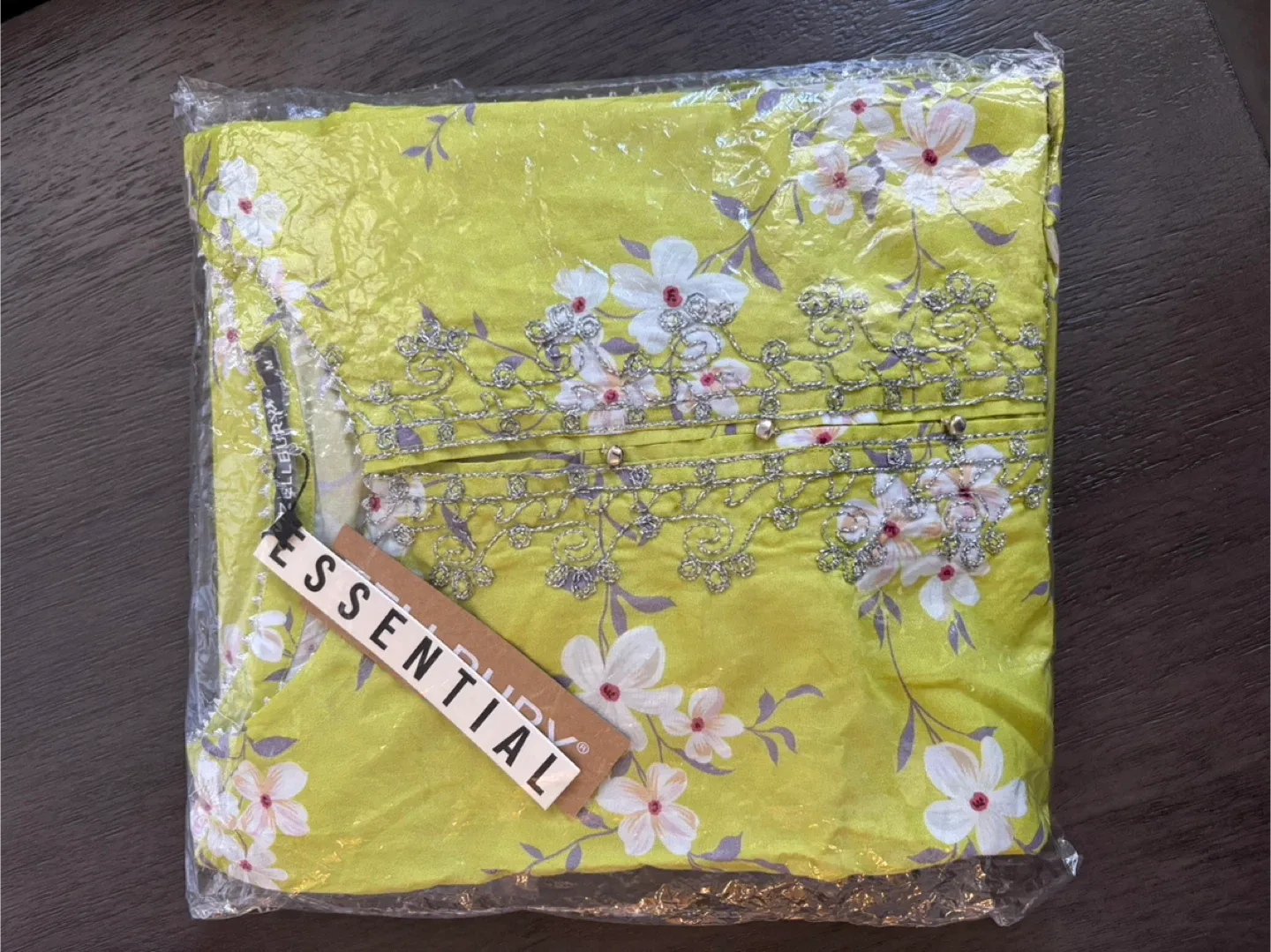 Pakistani / Indian Zellbury  Green Floral Dress - New image indicator(2)