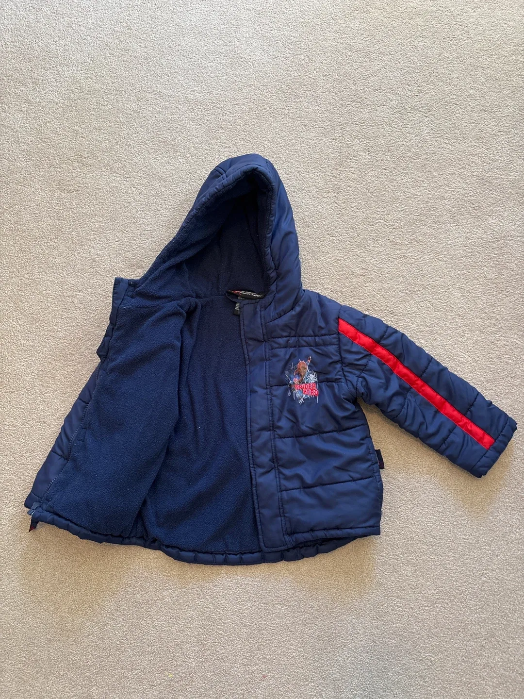 Spider Man Puffer Jacket(size 4t) image indicator(2)