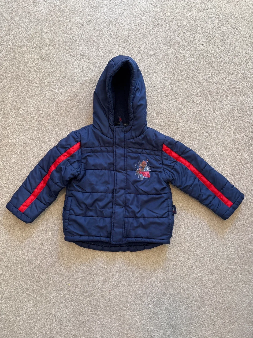 Spider Man Puffer Jacket(size 4t) image indicator(3)