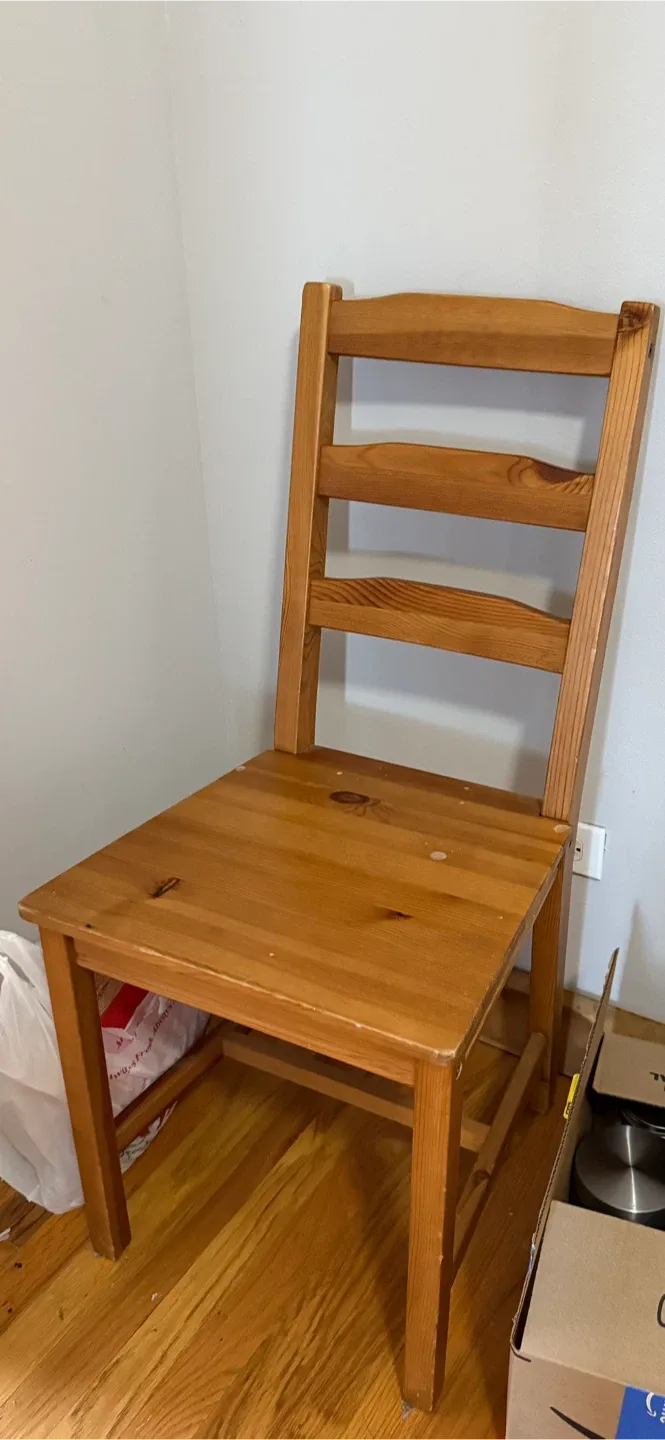 🧡Wooden Dining Chair thumbnail