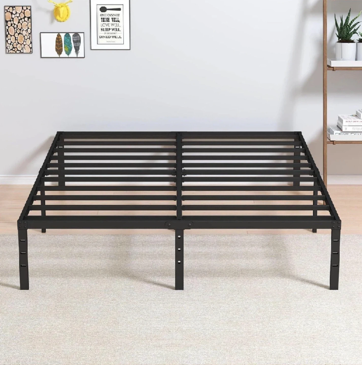 Metal Bed Frame - Black - photo 2
