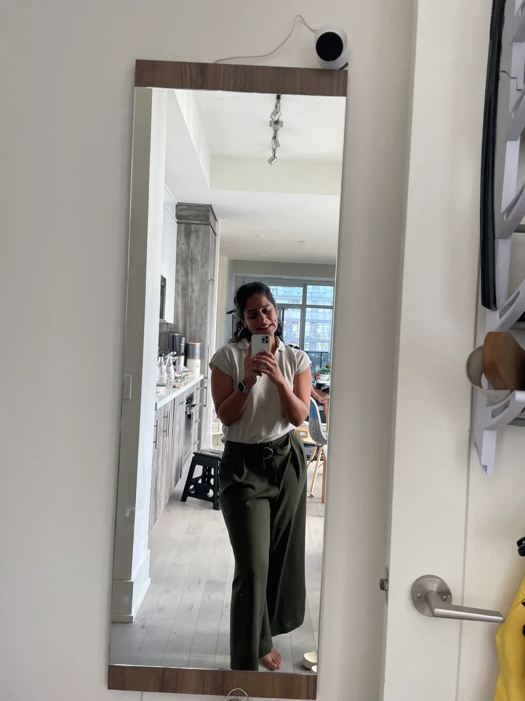 Full Length Mirror-48” Walnut solid wood thumbnail