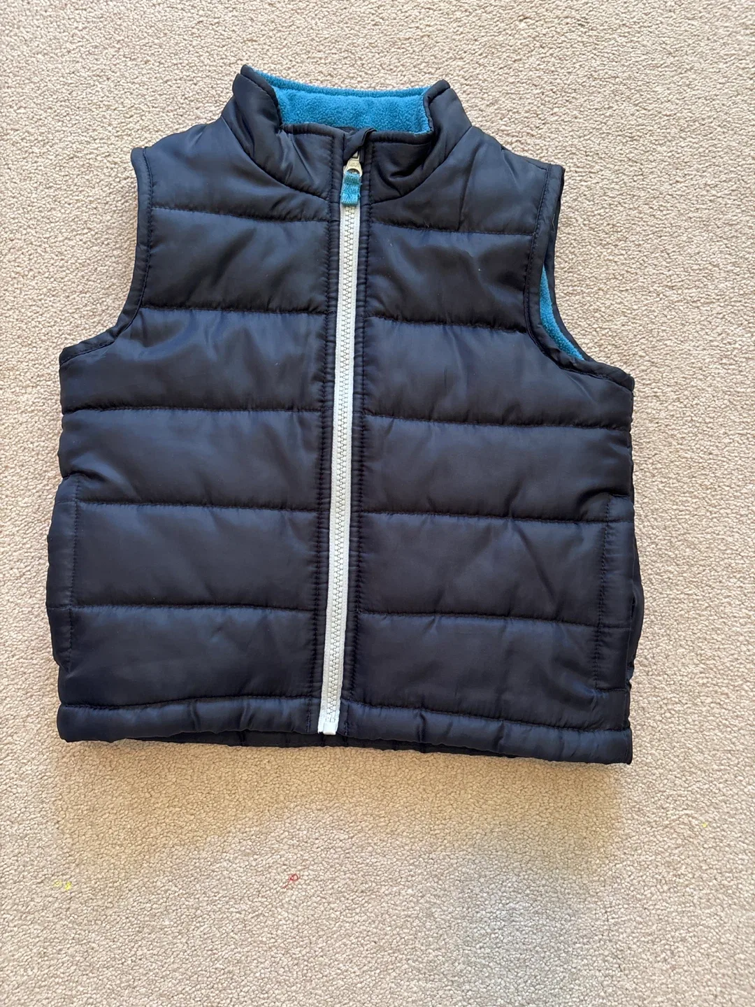 OshKosh B'gosh Size 3T Puffer Vest - Navy Blue image indicator(2)