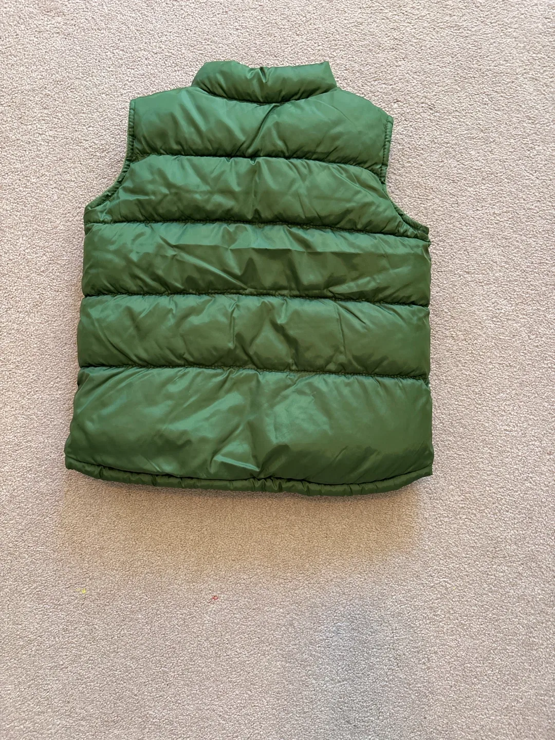 Old Navy Green Puffer Vest Size 4T image indicator(3)