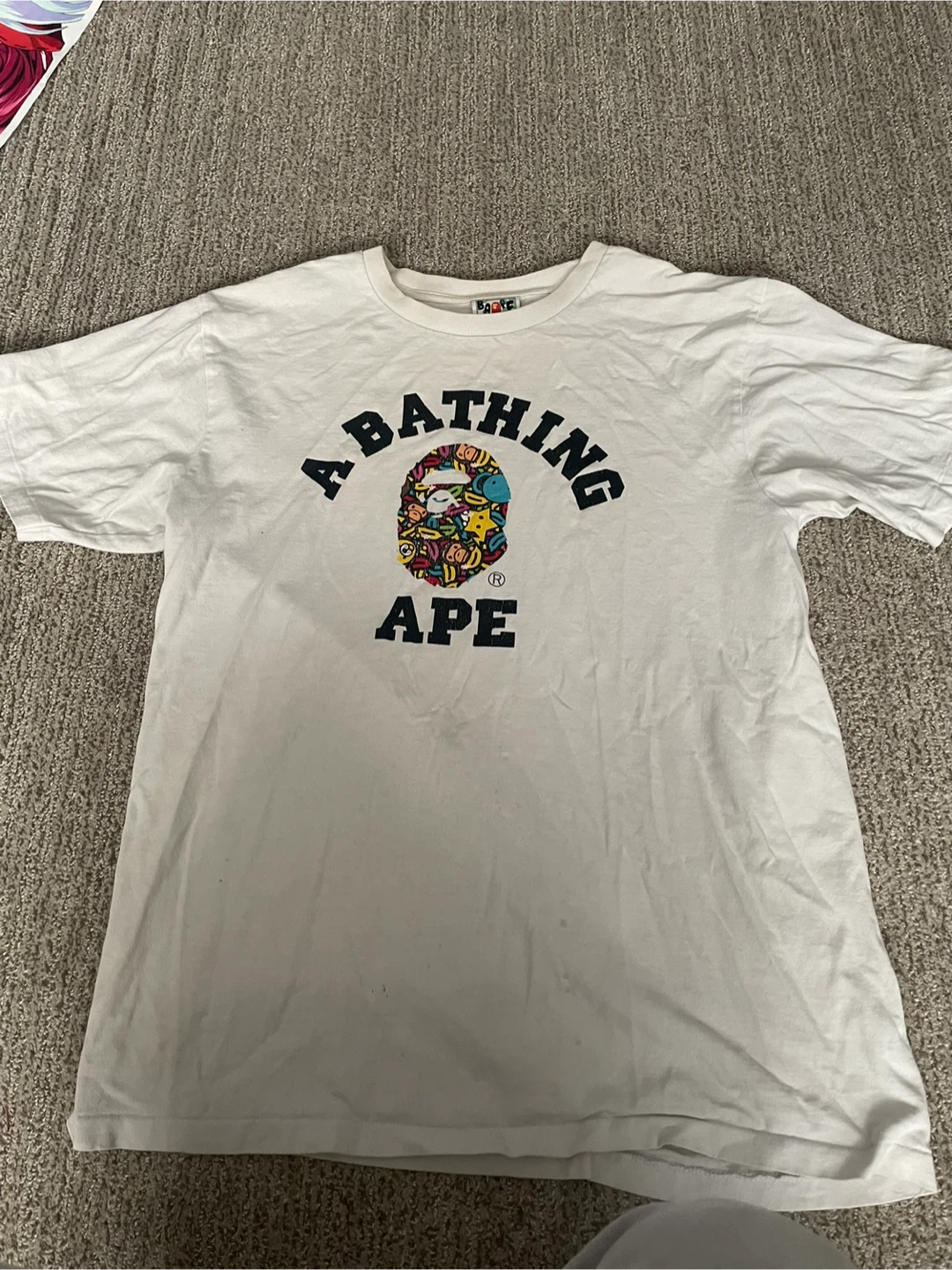 A Bathing Ape (BAPE) White T-Shirt - Size L