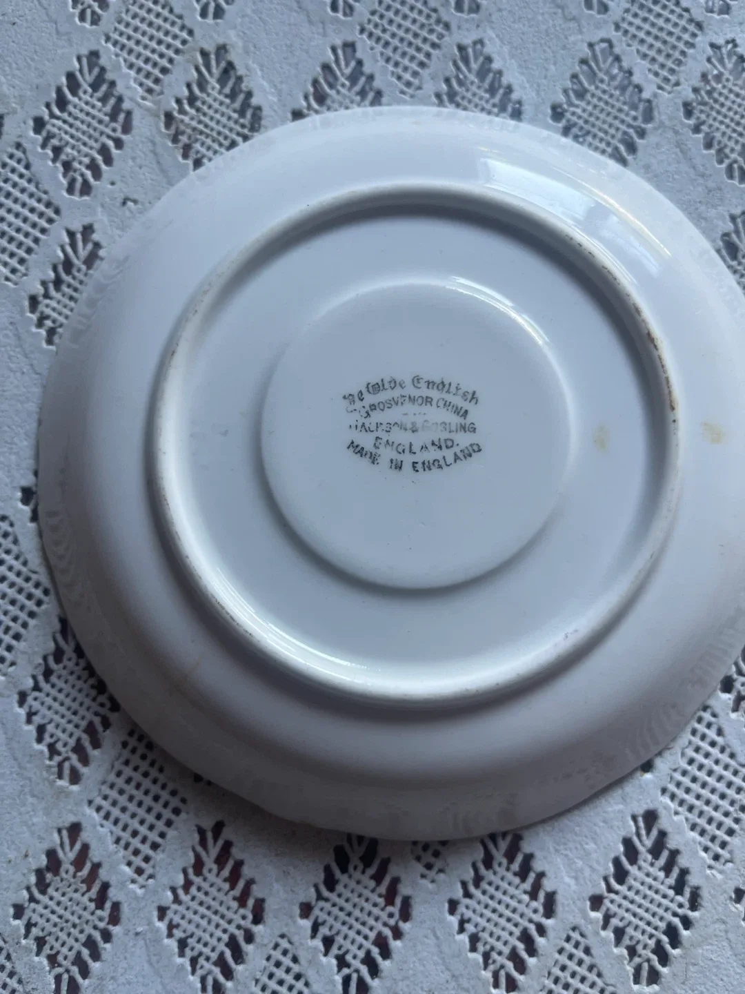 Antique Grosvenor China Saucer image indicator(2)
