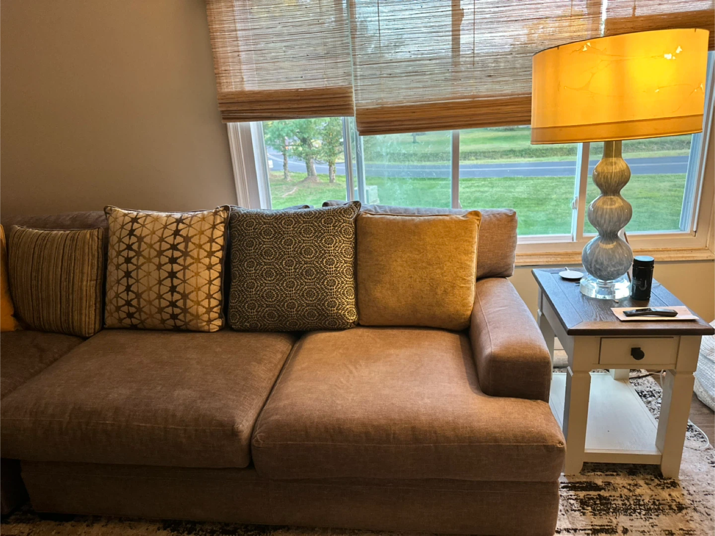 Raymour and Flanagan Gray Sectional Sofa - photo 4