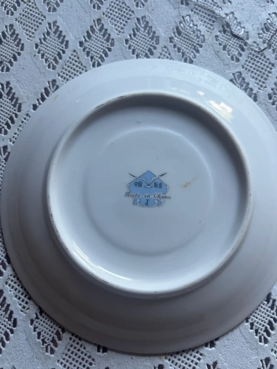 Vintage Made in China Saucer Plate image indicator(2)