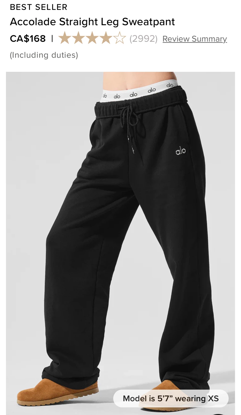 ALO Accolade Sweatpants & Crewneck Set - Anthracite - photo 4