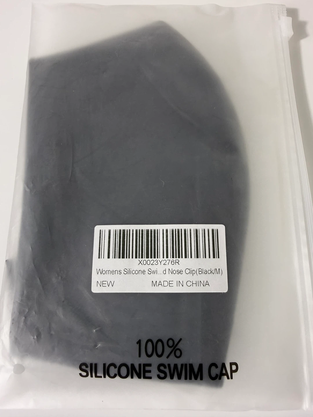 New DSANE Black Silicone Swim Cap (M) - photo 2