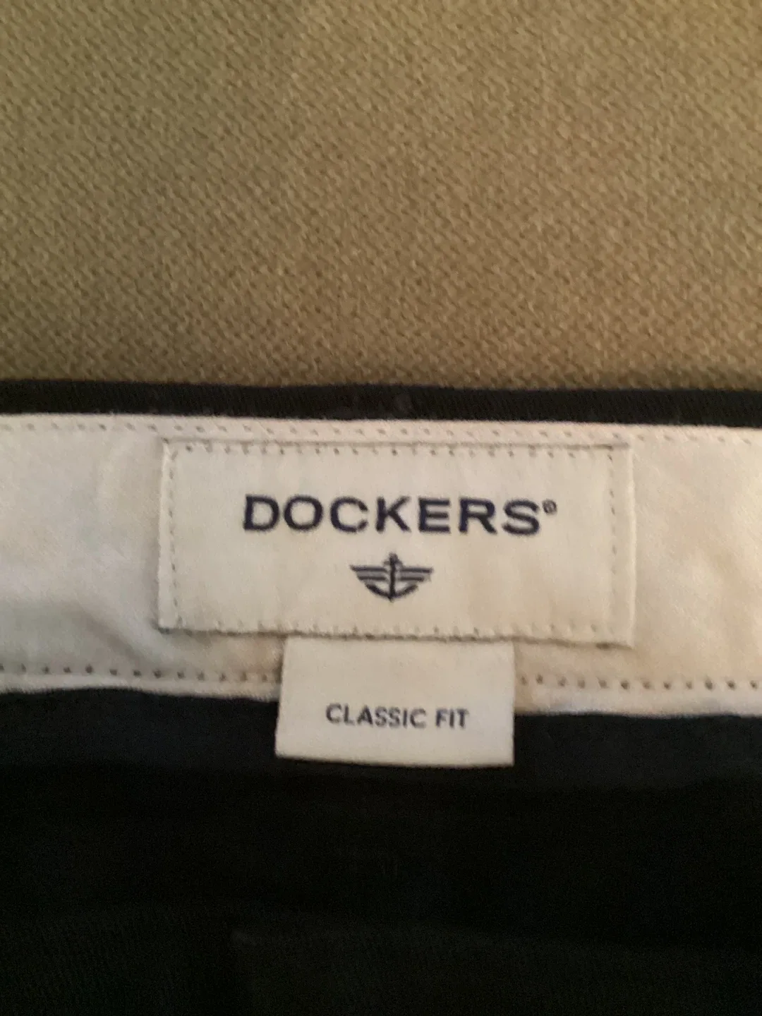 Dockers Classic Fit Black Pants thumbnail