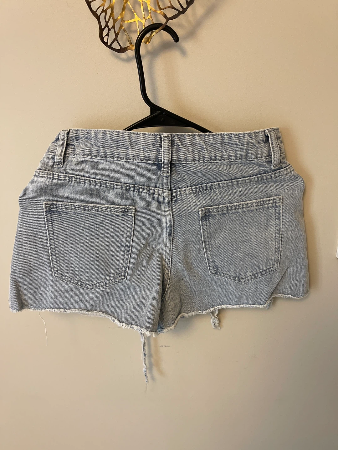 Ripped Denim Shorts - photo 3