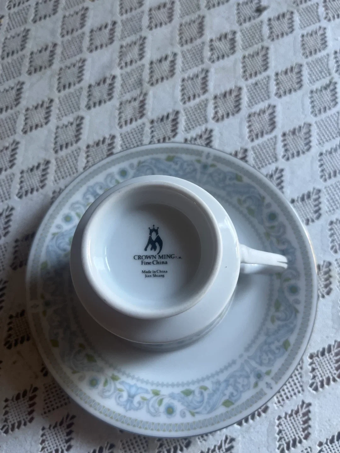 Crown Ming Fine China Cup and Saucer image indicator(3)