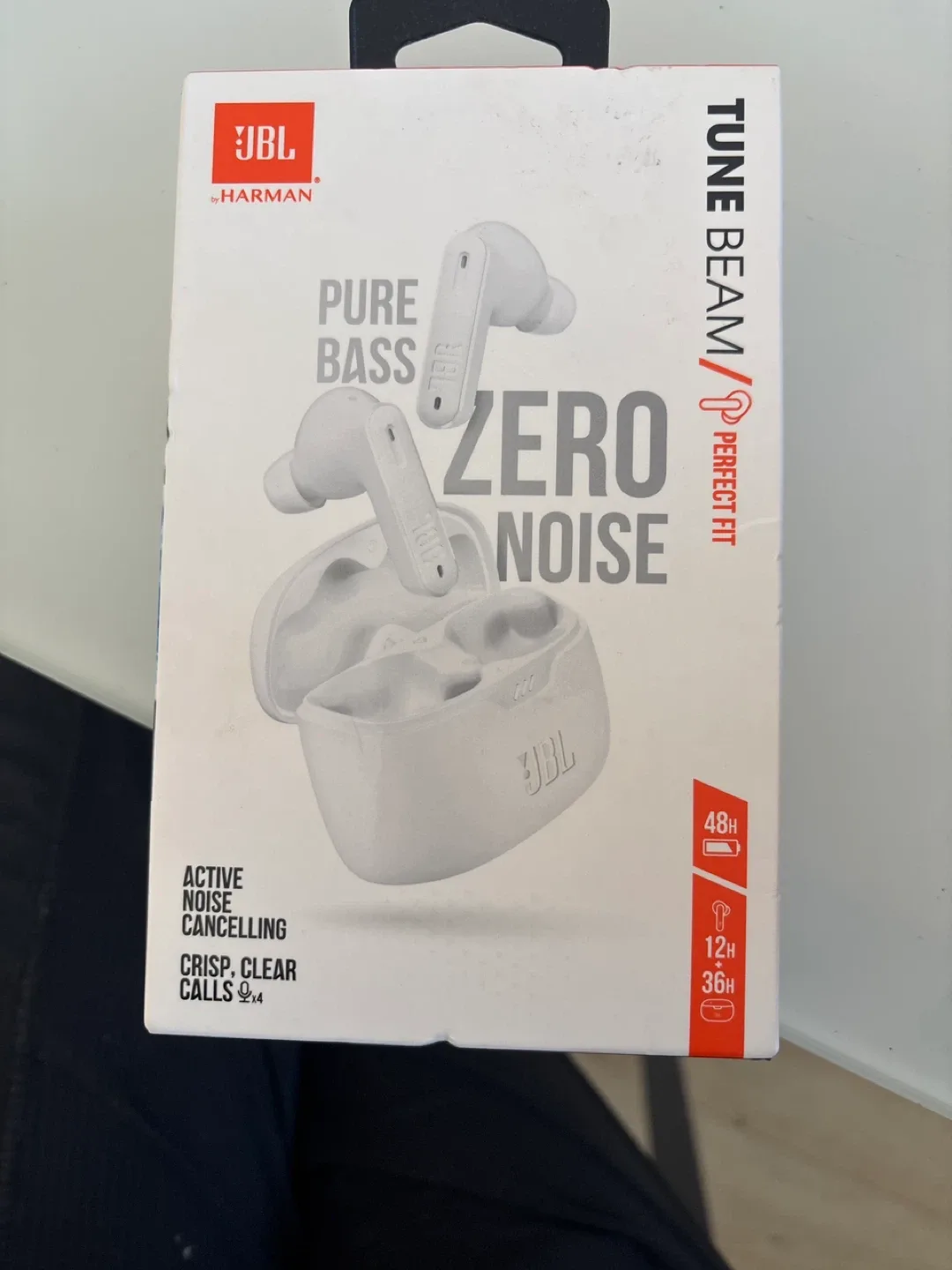 New JBL Tune Beam White Wireless Earbuds thumbnail