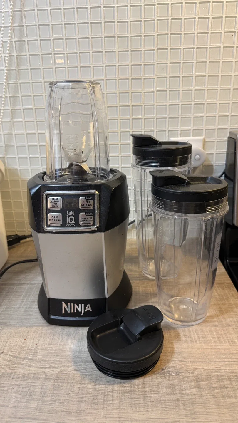 Ninja BL481C Nutri-Ninja Auto-iQ Technology Blender, 1000W thumbnail