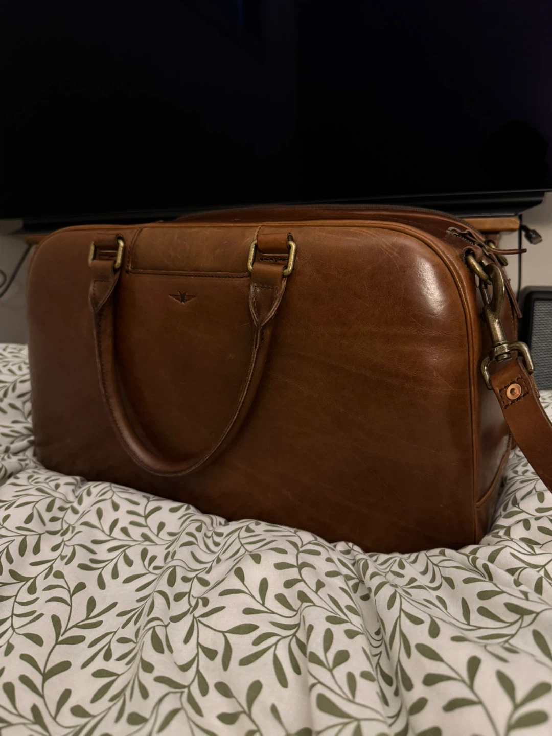 Leather weekender: Satchel And Page weekender carry all bag