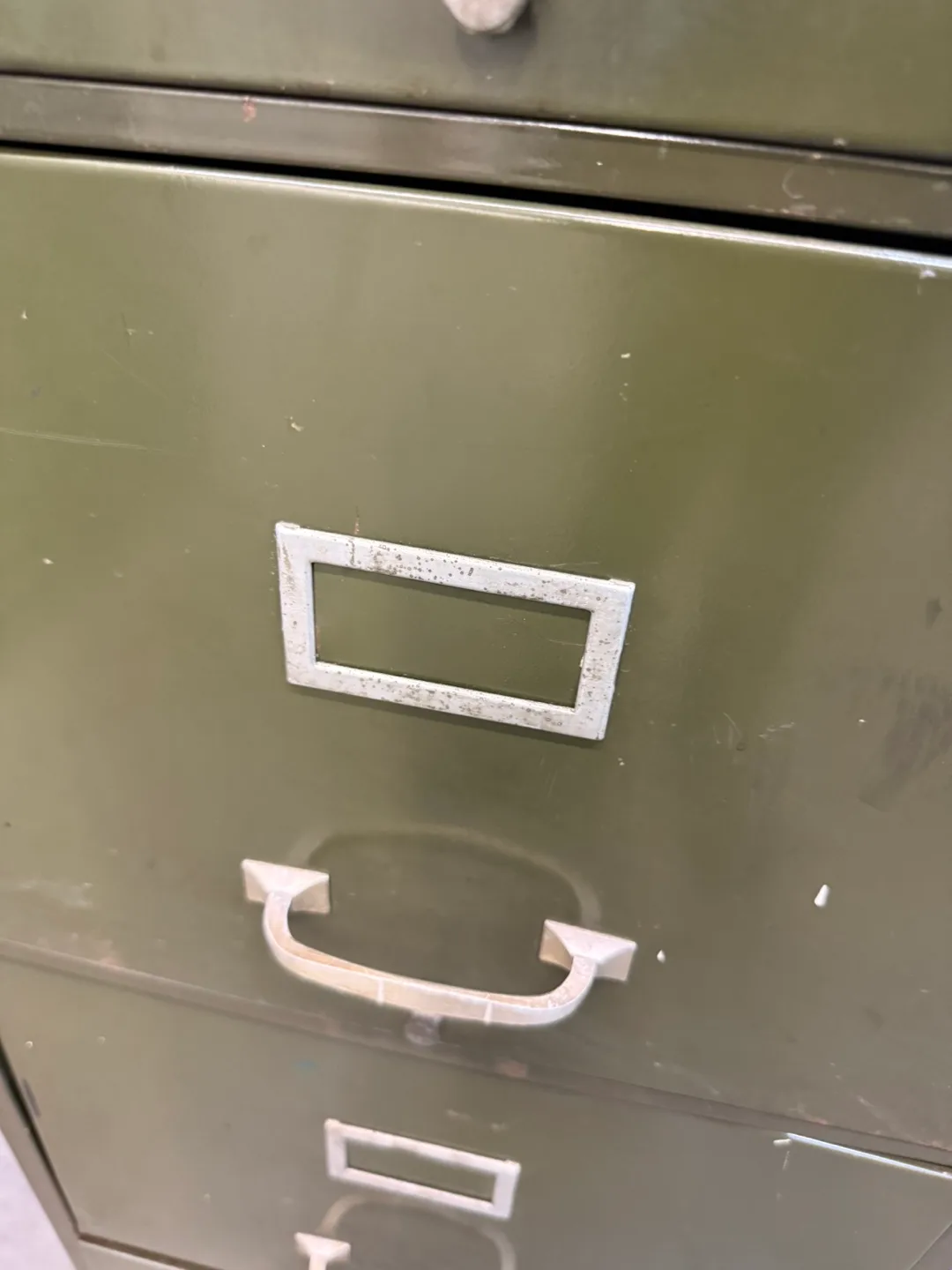 Olive Green 4-Drawer Metal Filing Cabinet image indicator(10)