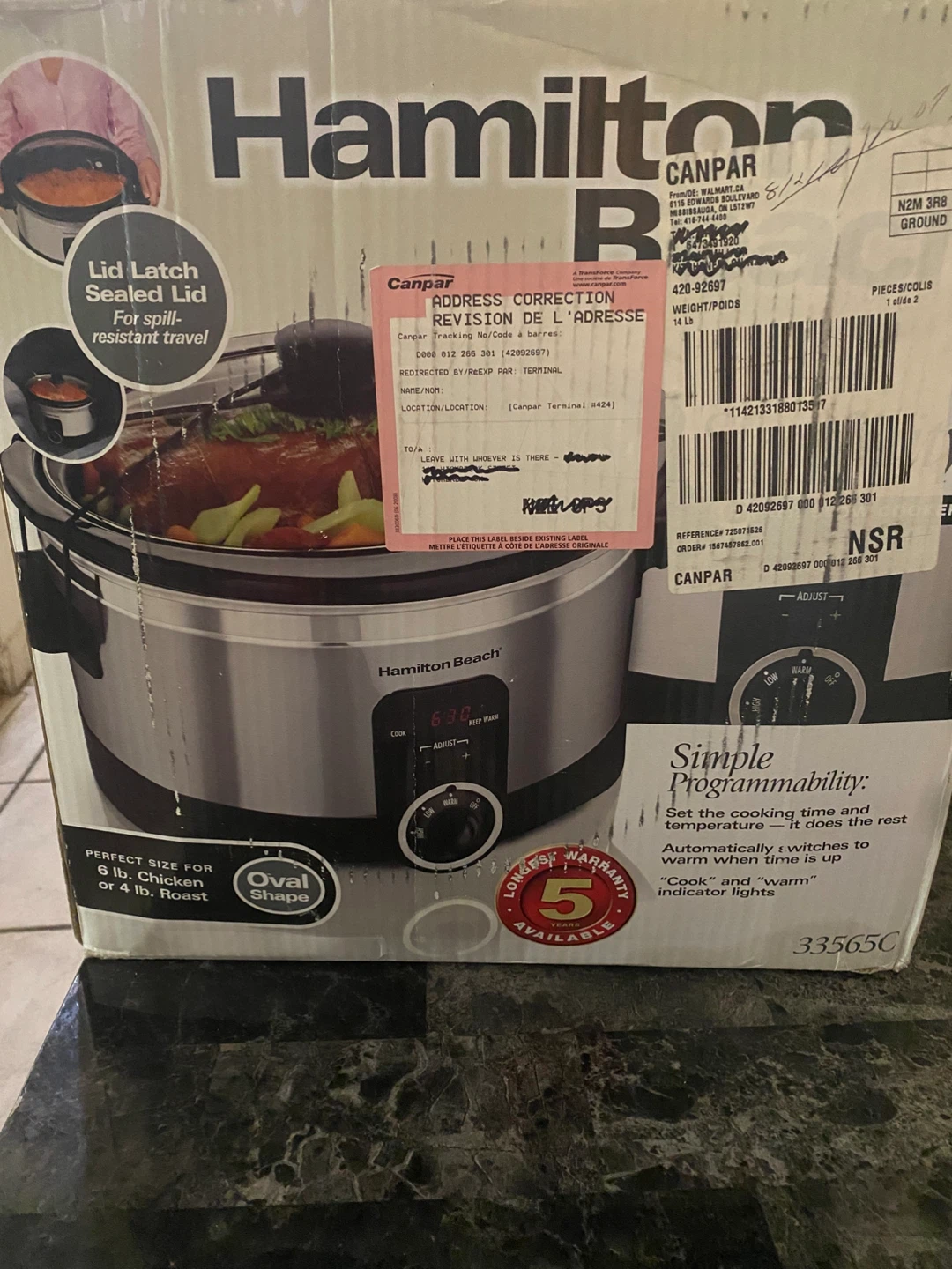 Hamilton Beach Simplicity 6 Qt Slow Cooker - photo 2