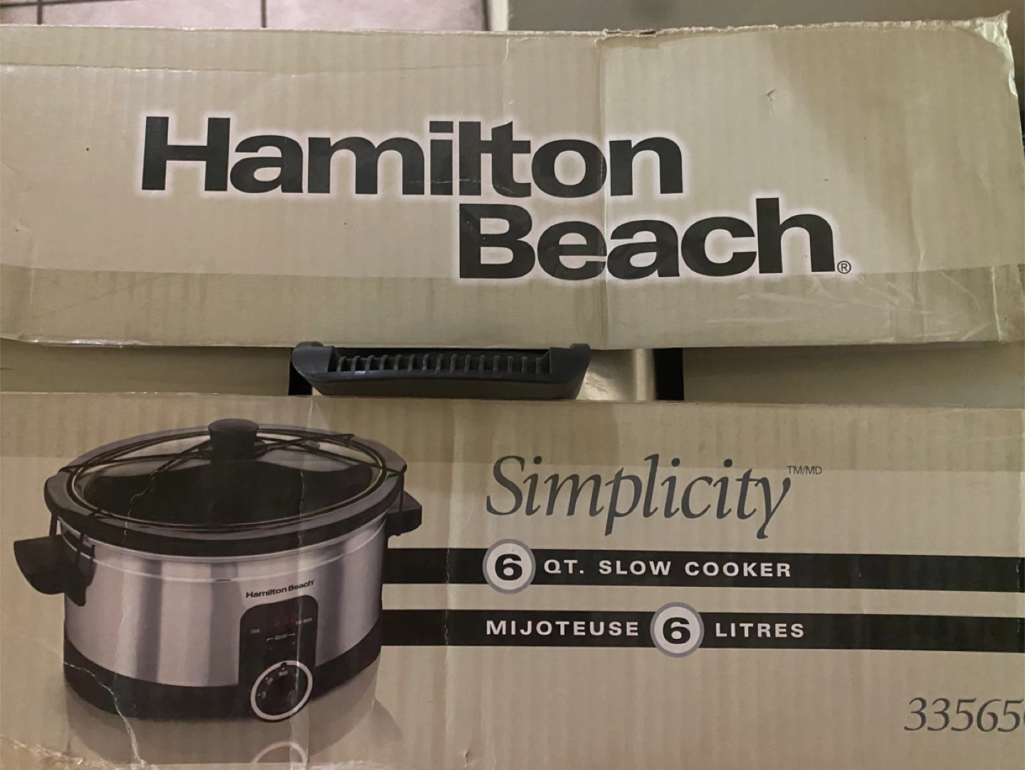 Hamilton Beach Simplicity 6 Qt Slow Cooker