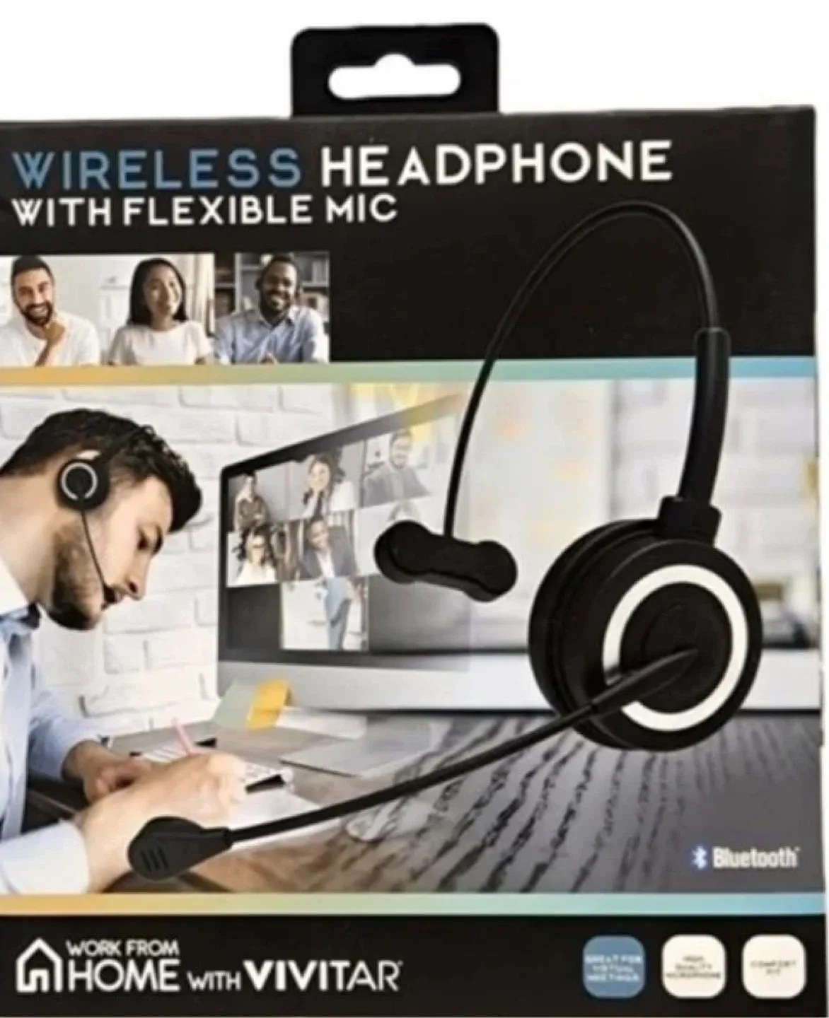 ❤️Vivitar Work From Home Wireless Headphone thumbnail