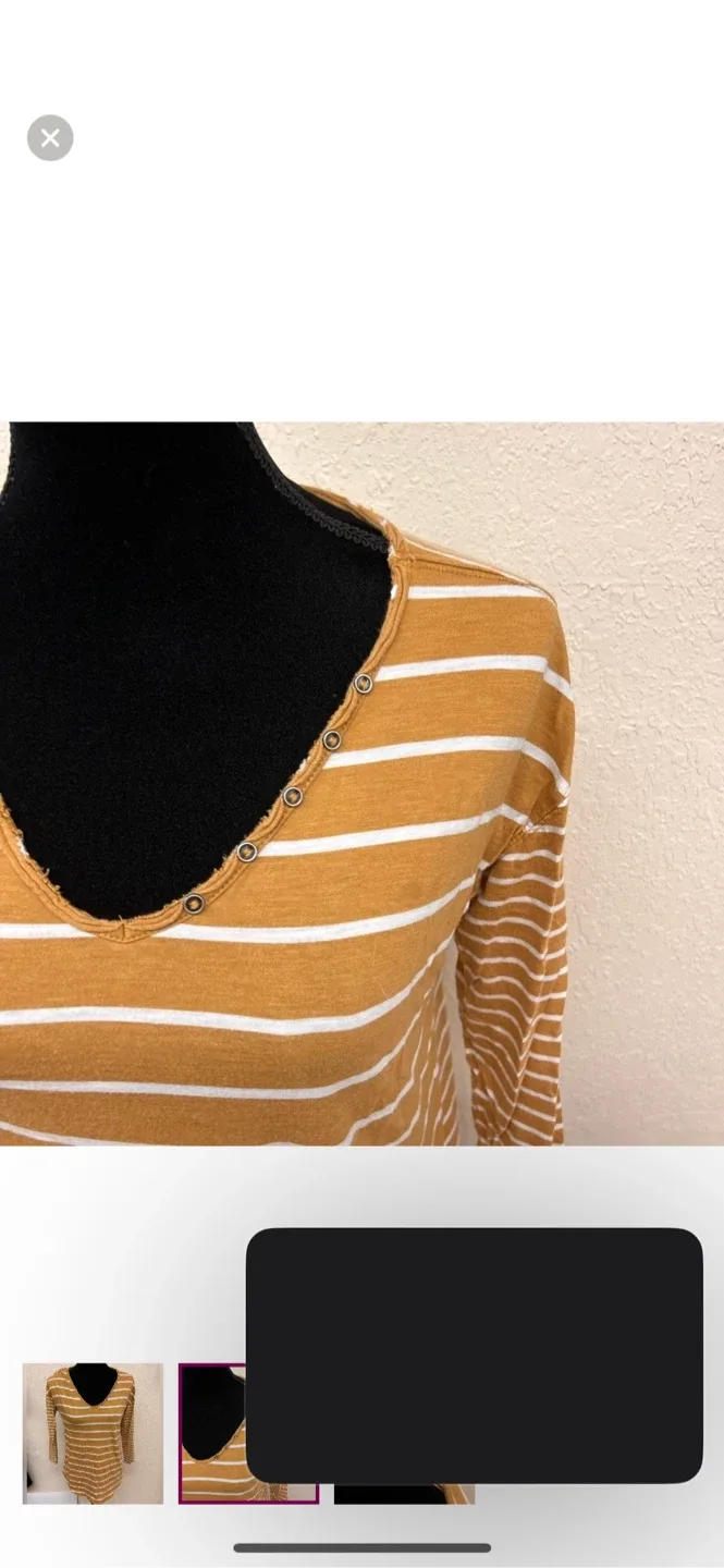 maurices 24/7 Striped Top - Size Small image indicator(2)