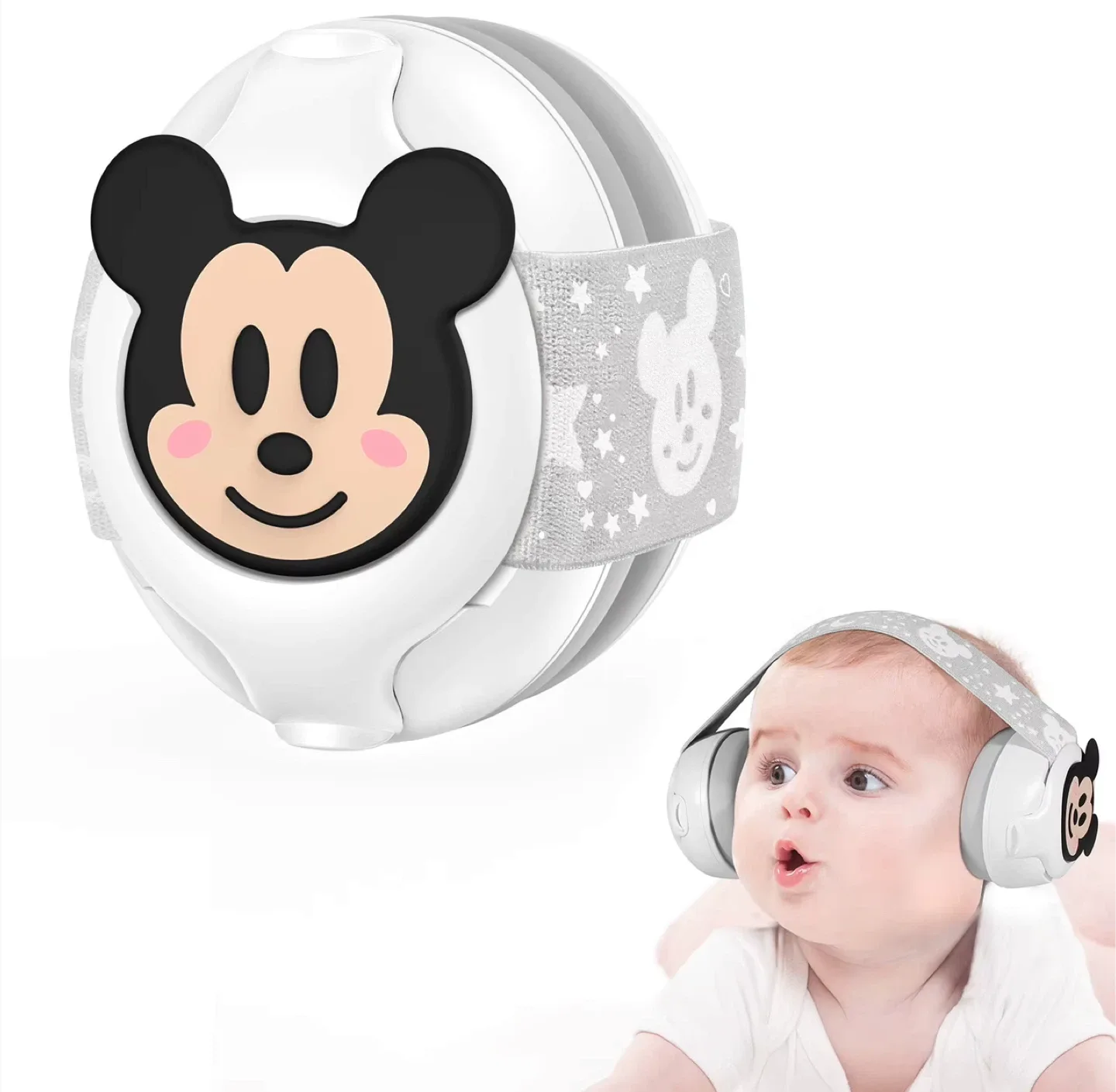 Mickey Mouse Baby Ear Protection Headphones - New thumbnail