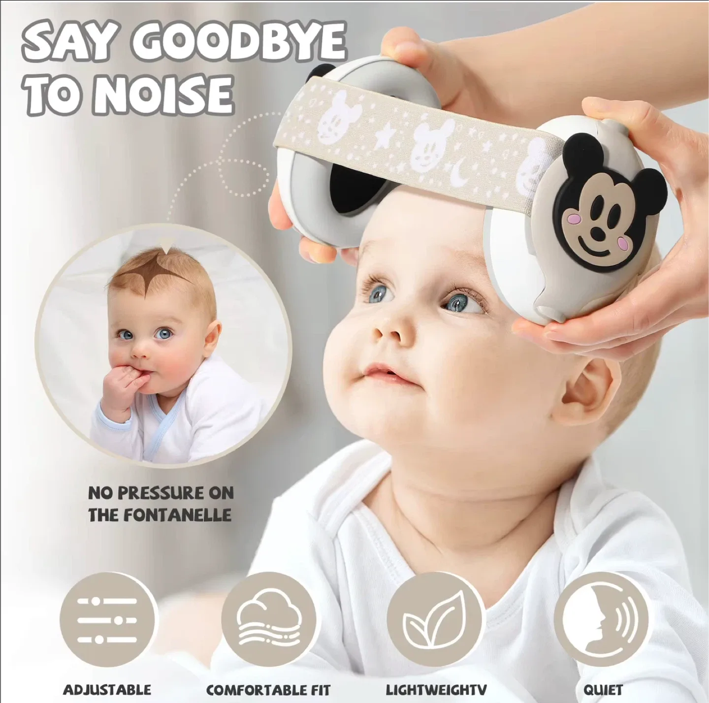Mickey Mouse Baby Ear Protection Headphones - New image indicator(6)