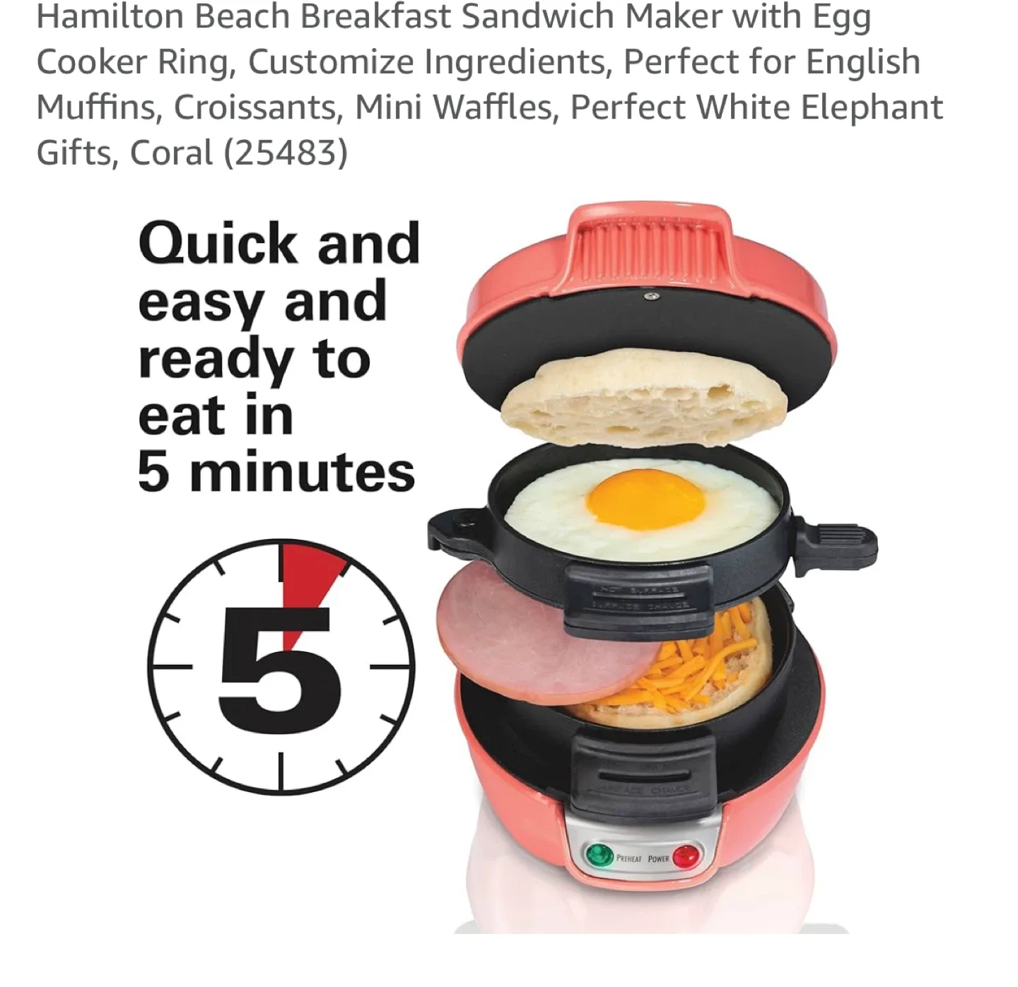 Breakfast Sandwich Maker image indicator(3)
