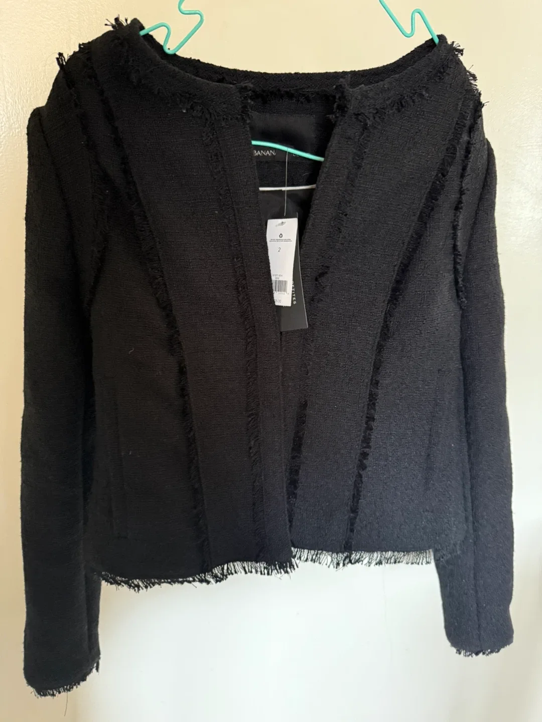 Banana Republic Black Jacket - Size 2 brand new image indicator(8)