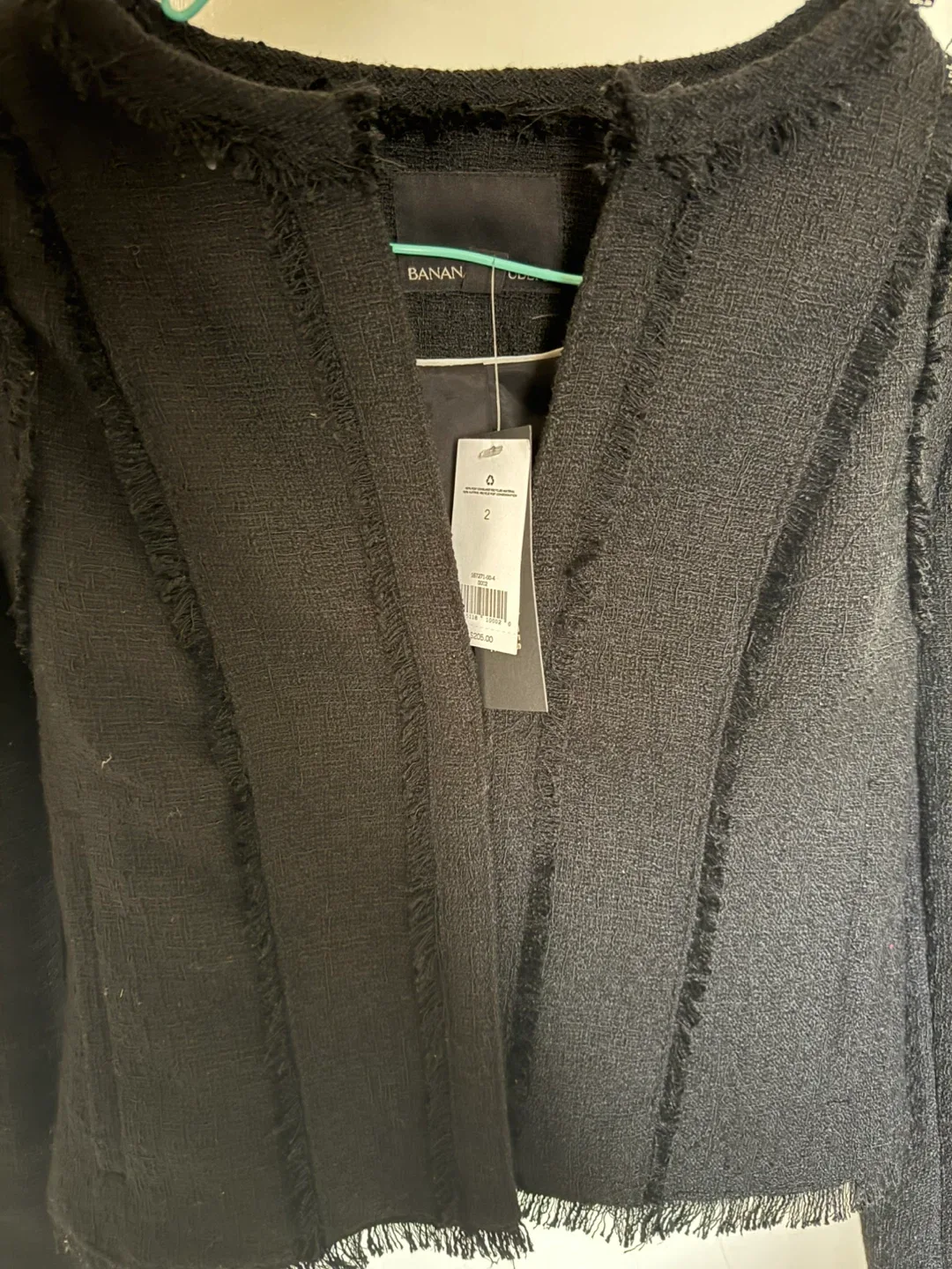 Banana Republic Black Jacket - Size 2 brand new image indicator(7)