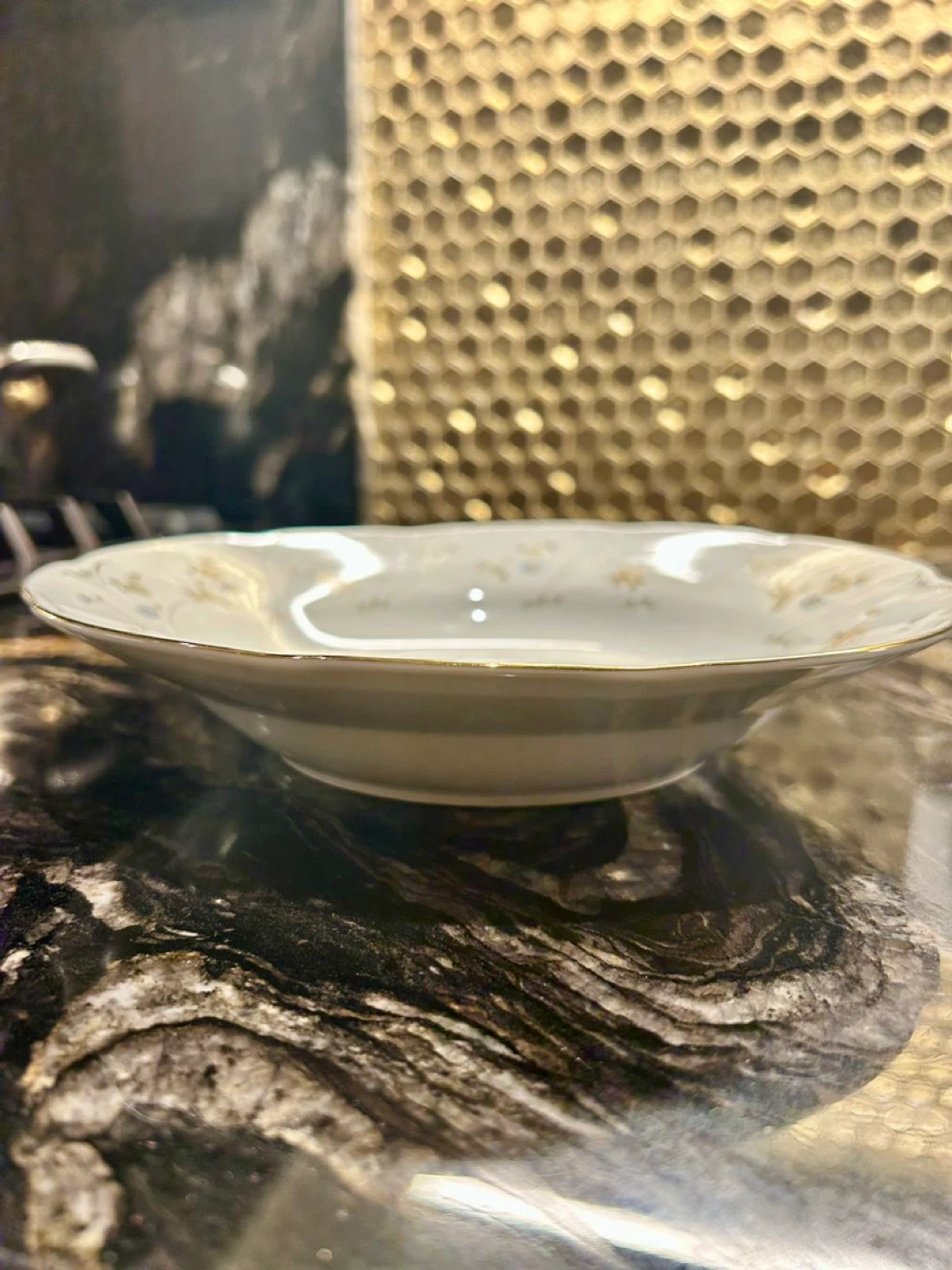 Vintage Fine China Set with Floral Pattern - photo 2