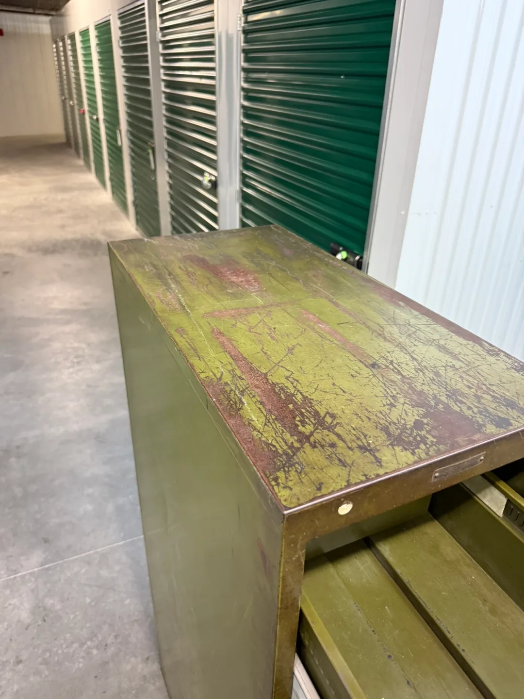 Clark & Gibby Inc. Vintage Metal Filing Cabinet image indicator(7)