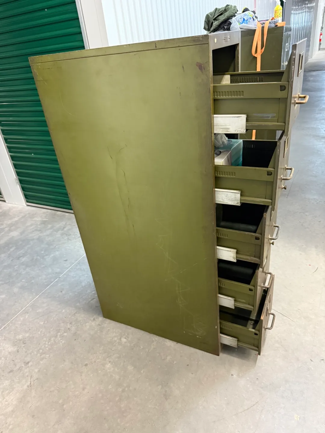 Clark & Gibby Inc. Vintage Metal Filing Cabinet image indicator(10)