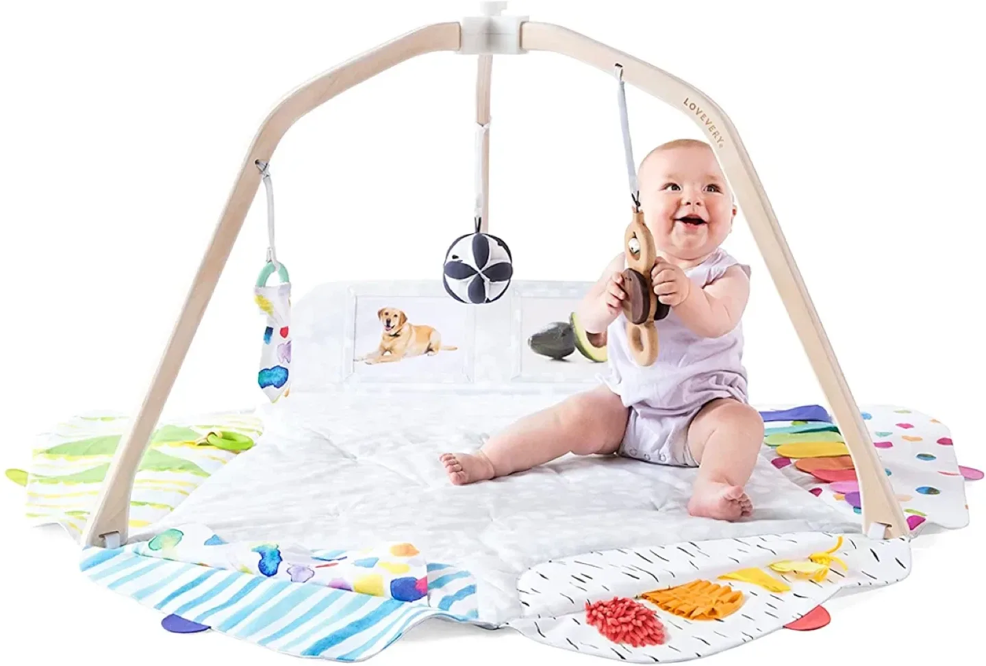 LOVEVERY Montessori Play Gym with Accessories thumbnail