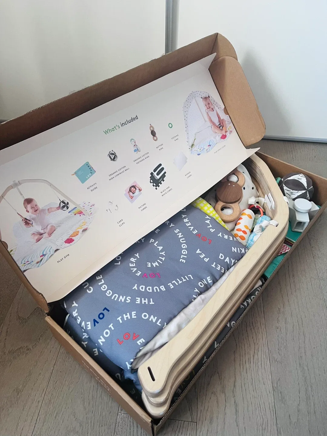 LOVEVERY Montessori Play Gym with Accessories image indicator(2)