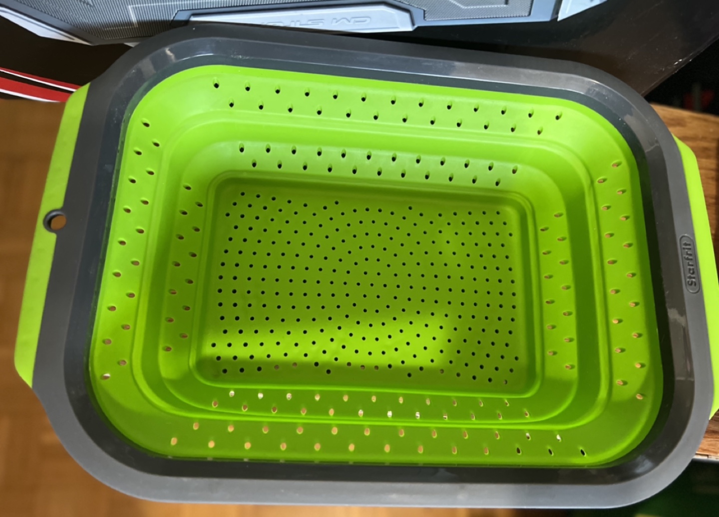 Brand New-Starfrit Collapsible Colander - Green - photo 2