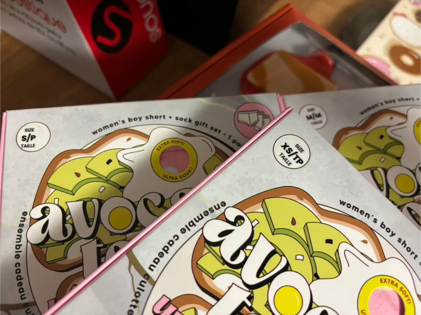 Socks + Boy Shorts Gift Set - Size XS/TP image indicator(2)