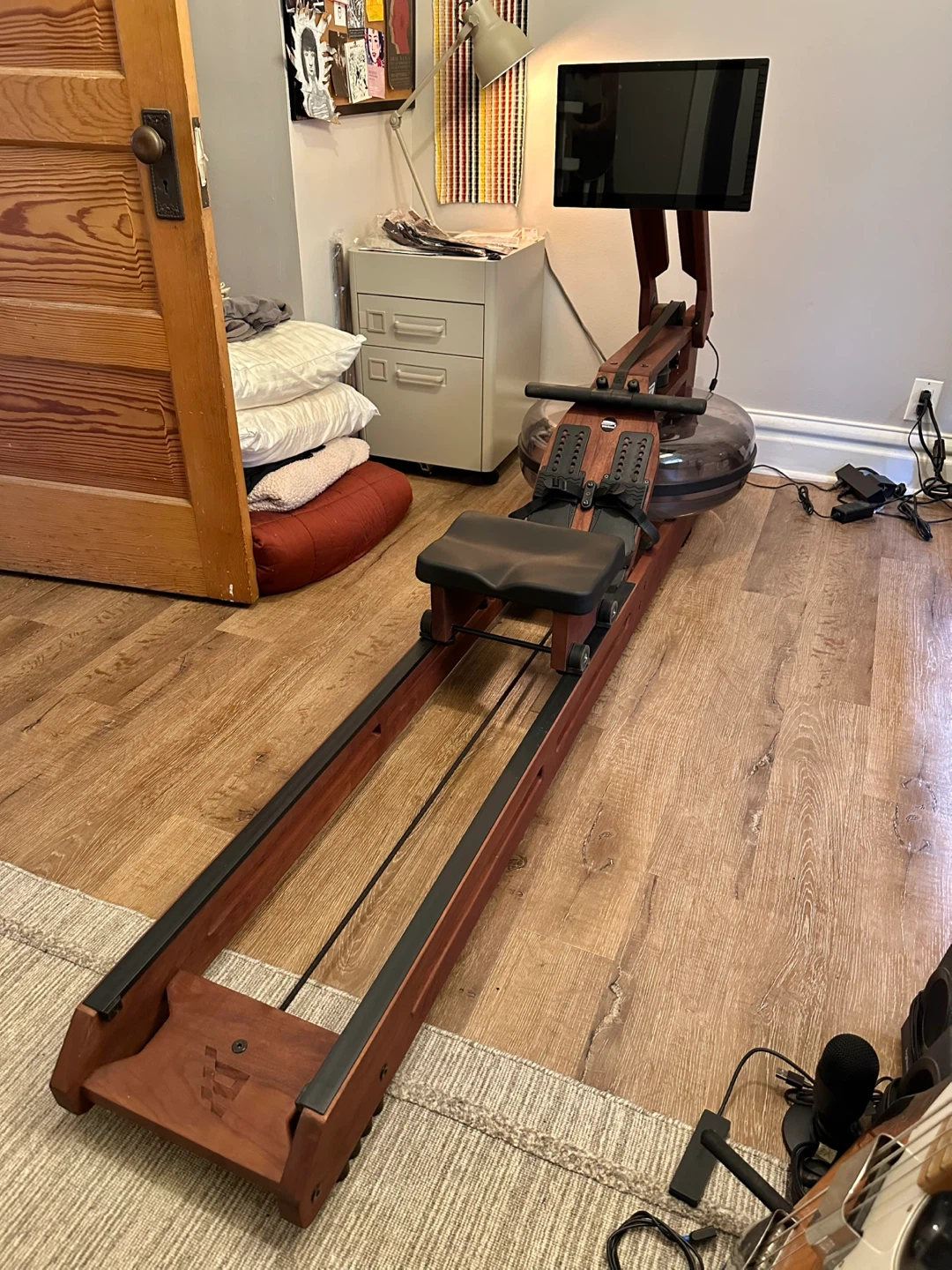 Ergatta WaterRower with Monitor - Rowing Machine - photo 2
