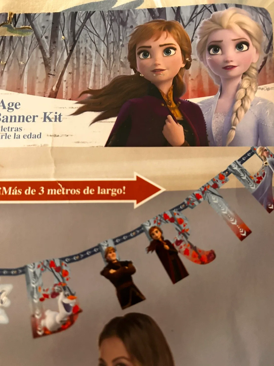 Disney Frozen II Jumbo Letter Banner accessory in Kit - New image indicator(9)