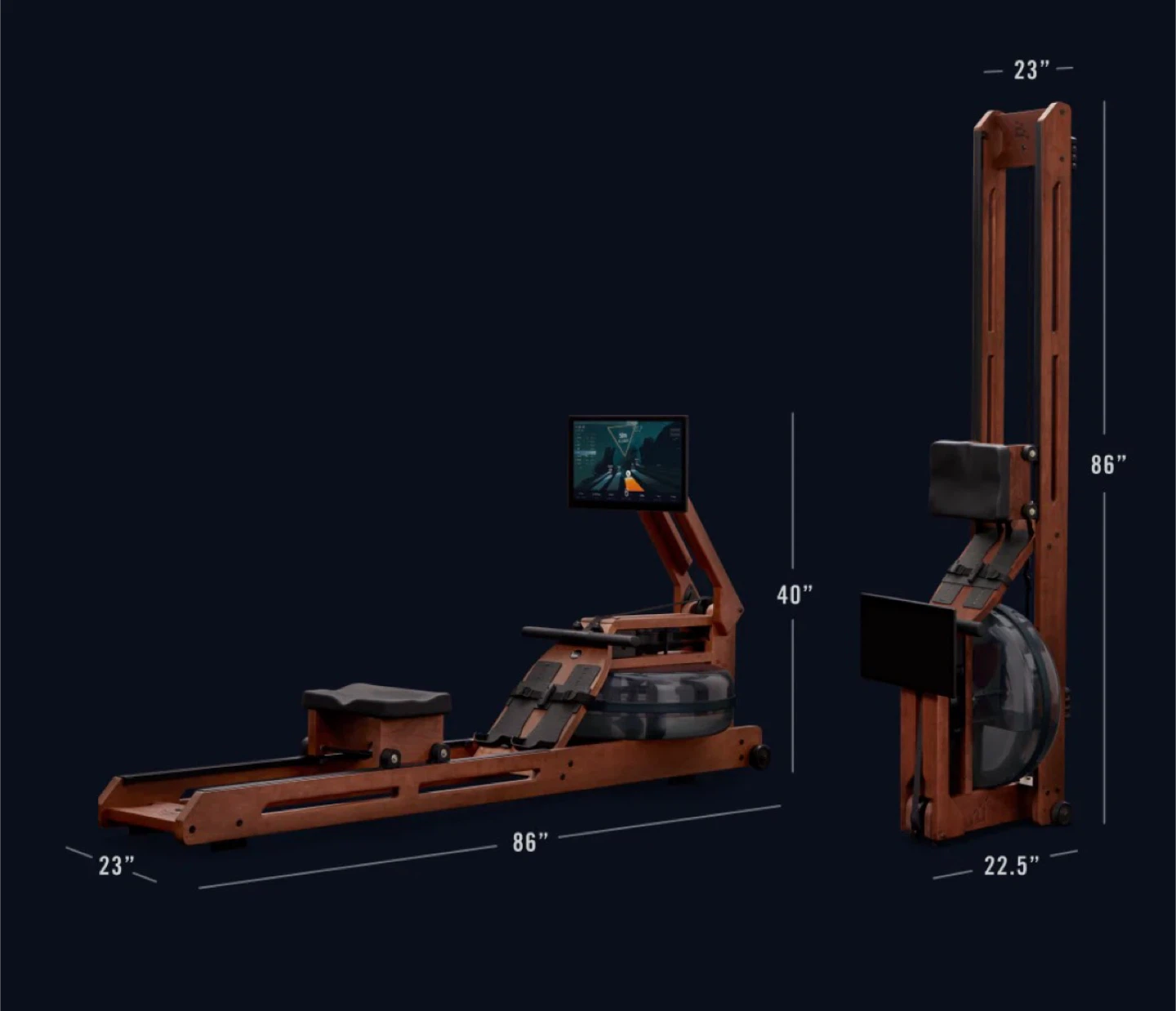 Ergatta WaterRower with Monitor - Rowing Machine - photo 5