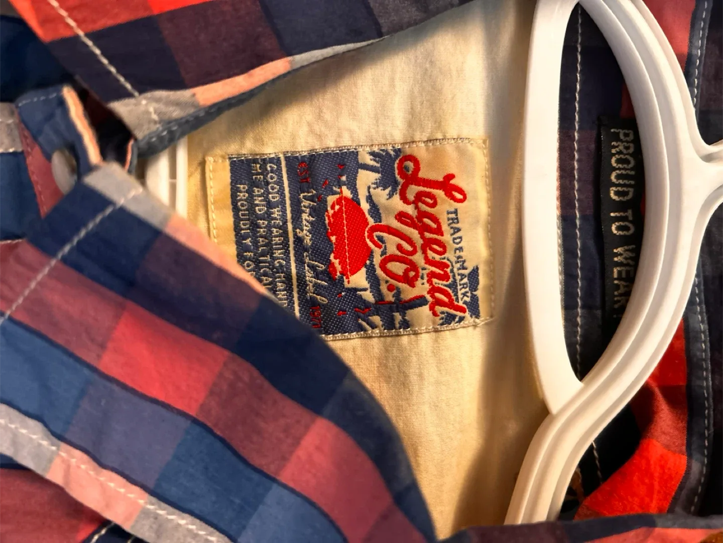 Legend Co. Plaid Button-Down Shirt image indicator(3)