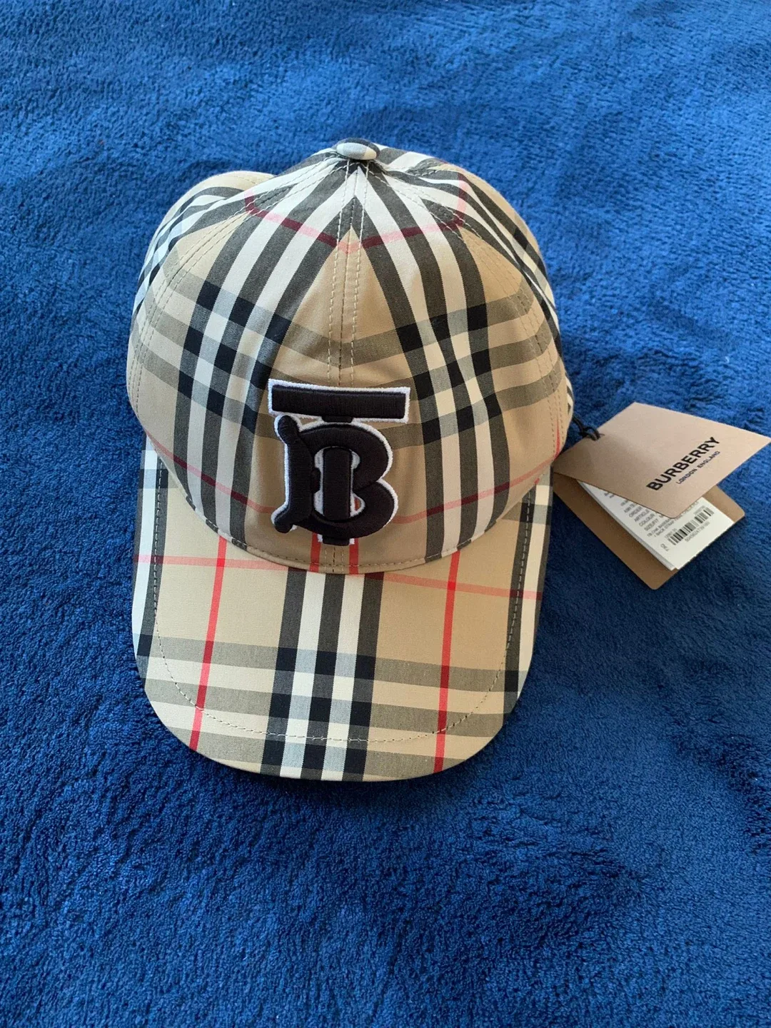Burberry Check Baseball Cap image indicator(2)