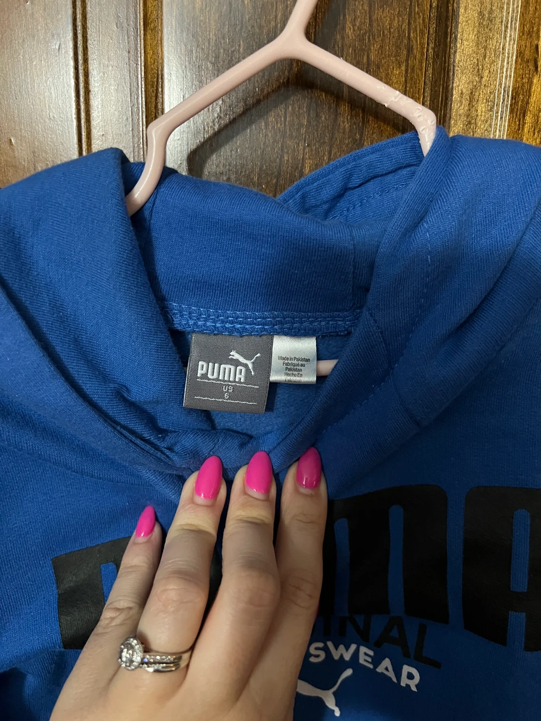Puma Blue Hoodie Size 6 - photo 2