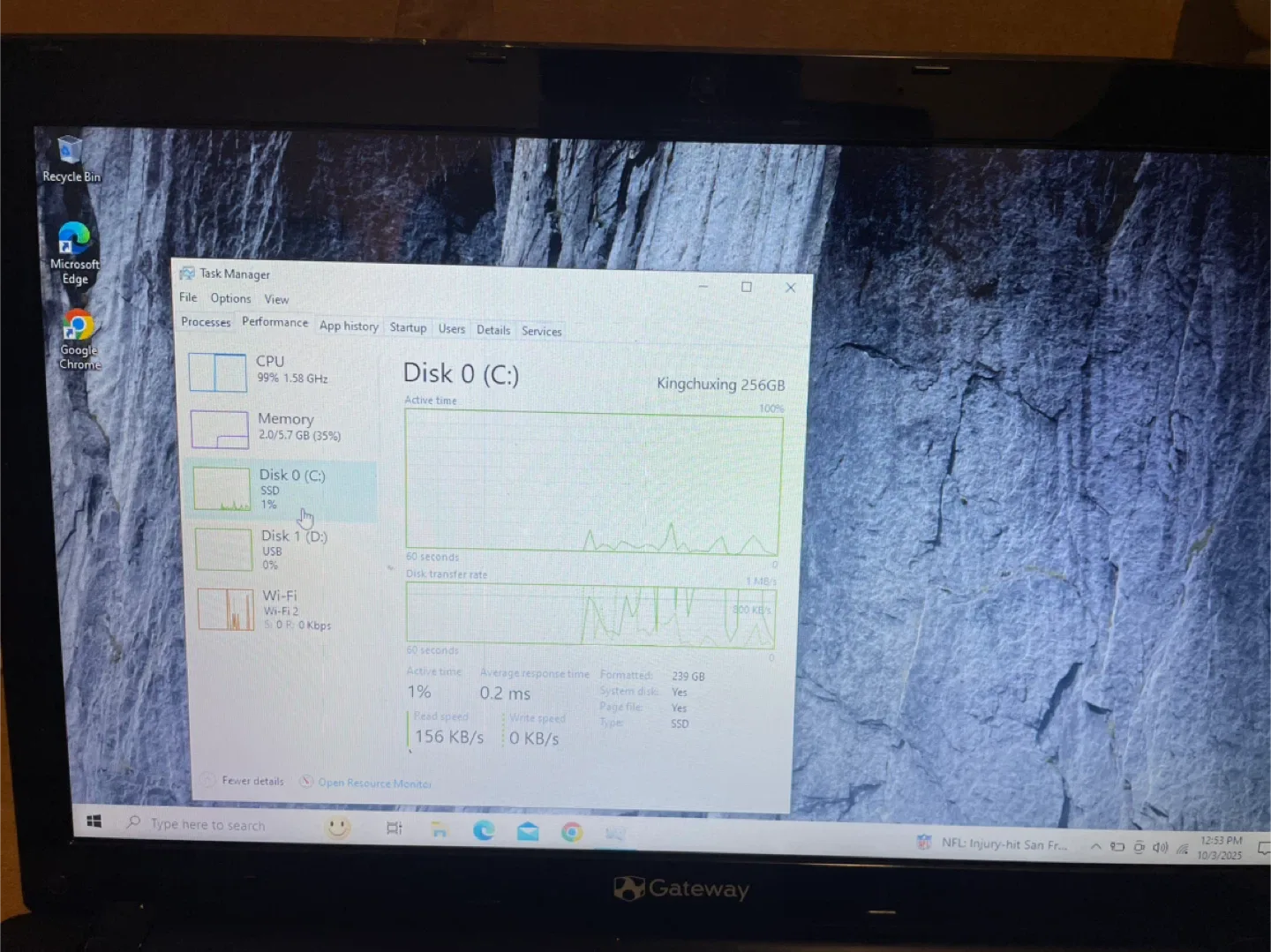 Gateway Laptop N214 image indicator(7)