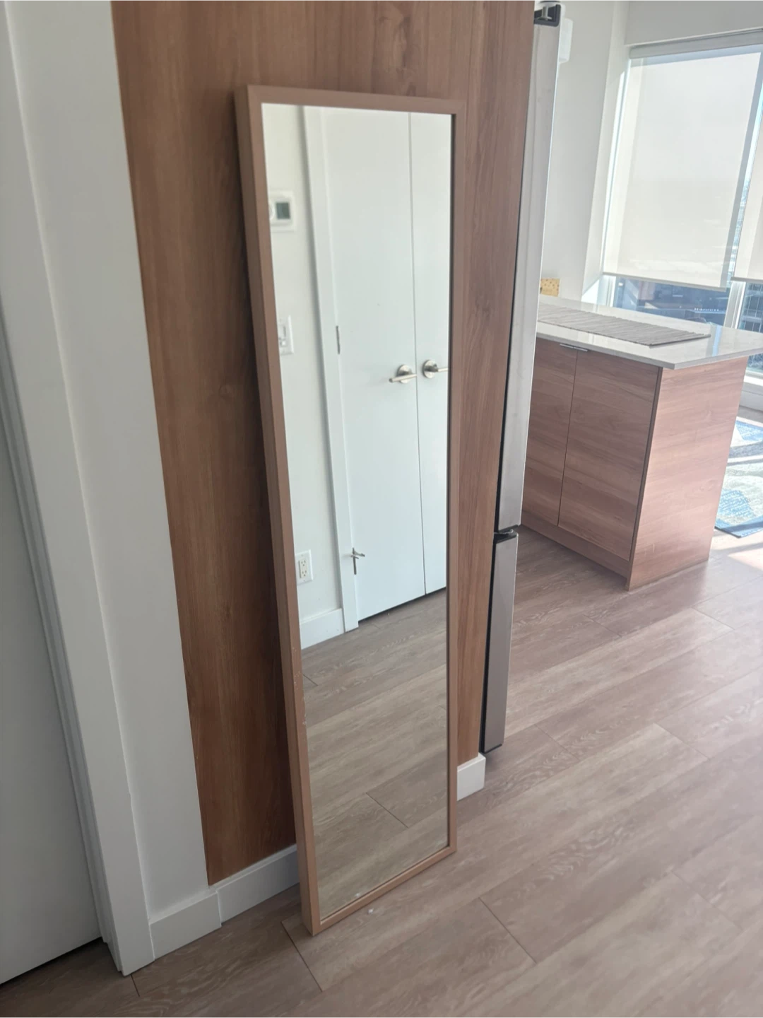 Wood Frame Full Length Mirror
