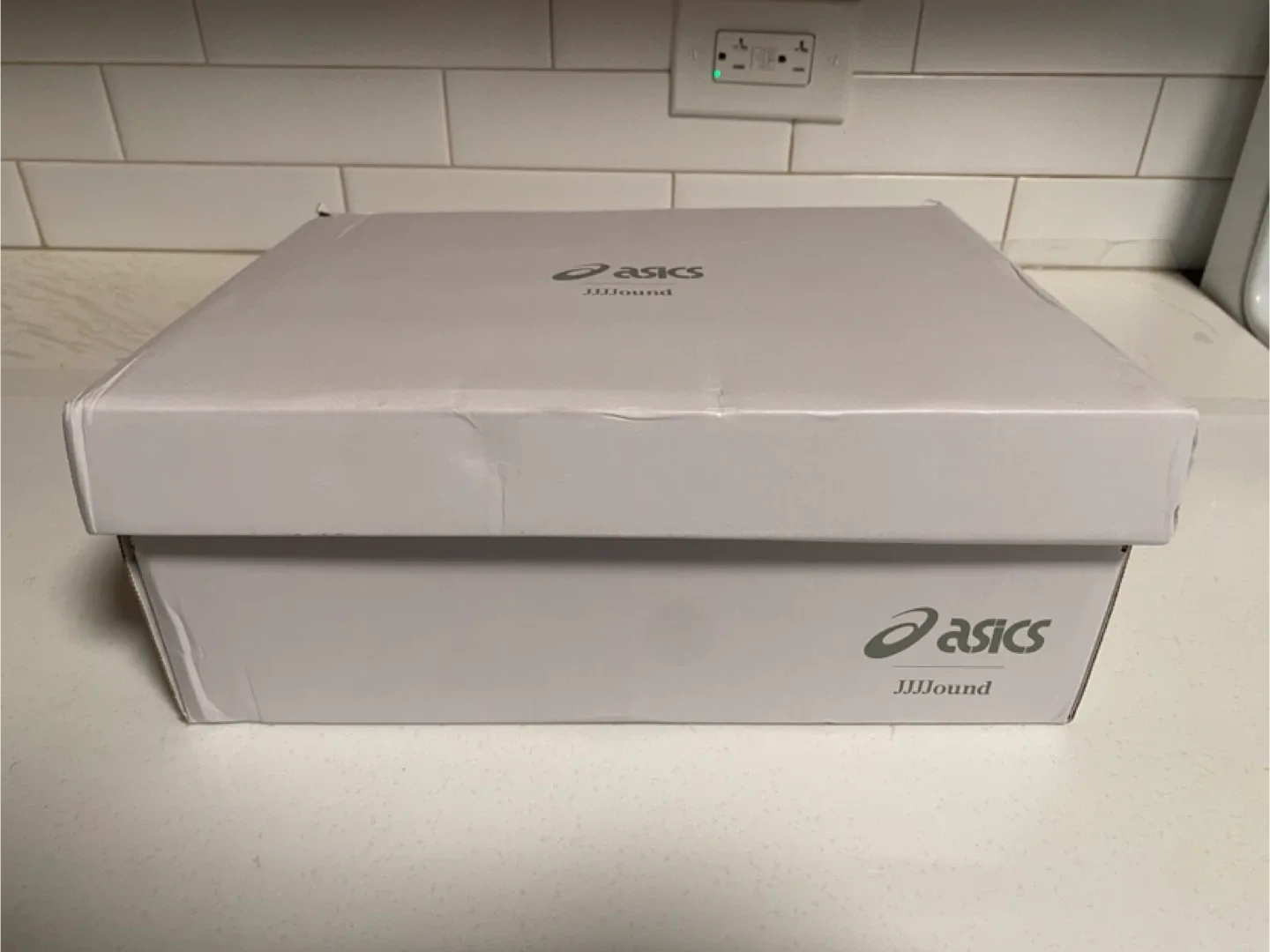 JJJJound X ASICS Gel-Kayano 14 Silver Black US 9.5 Men's Shoes image indicator(10)