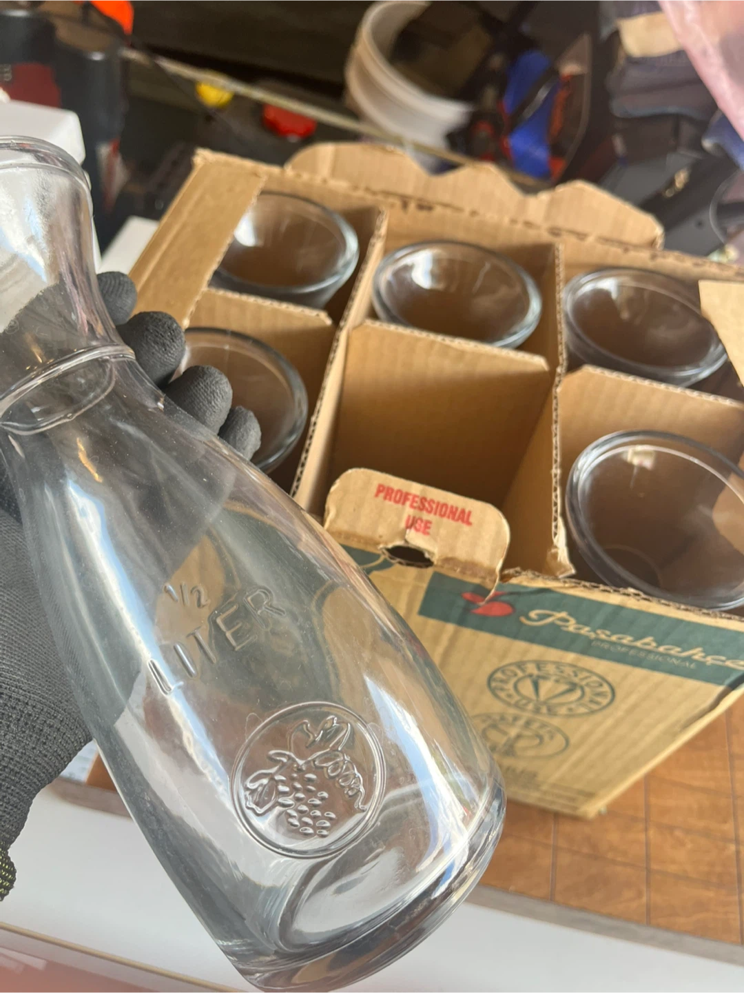 Pasabahce Glass Pitcher & Bowls Set - NEW