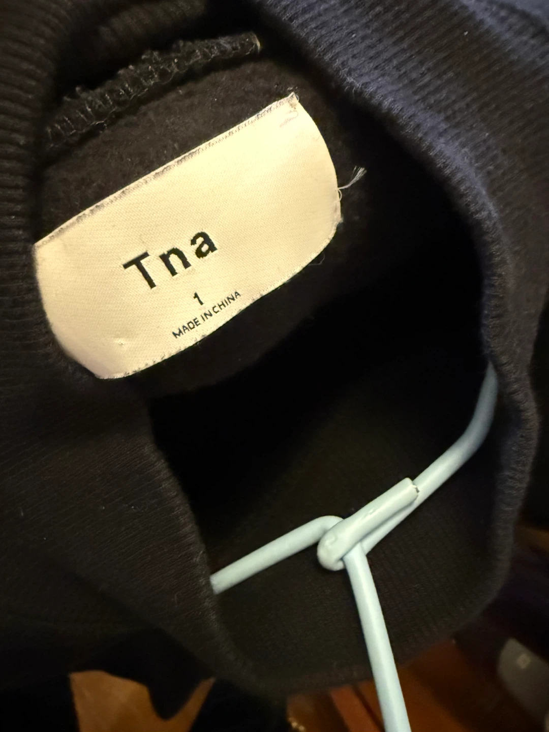 TNA Black Sweatshirt Size 1 - photo 3