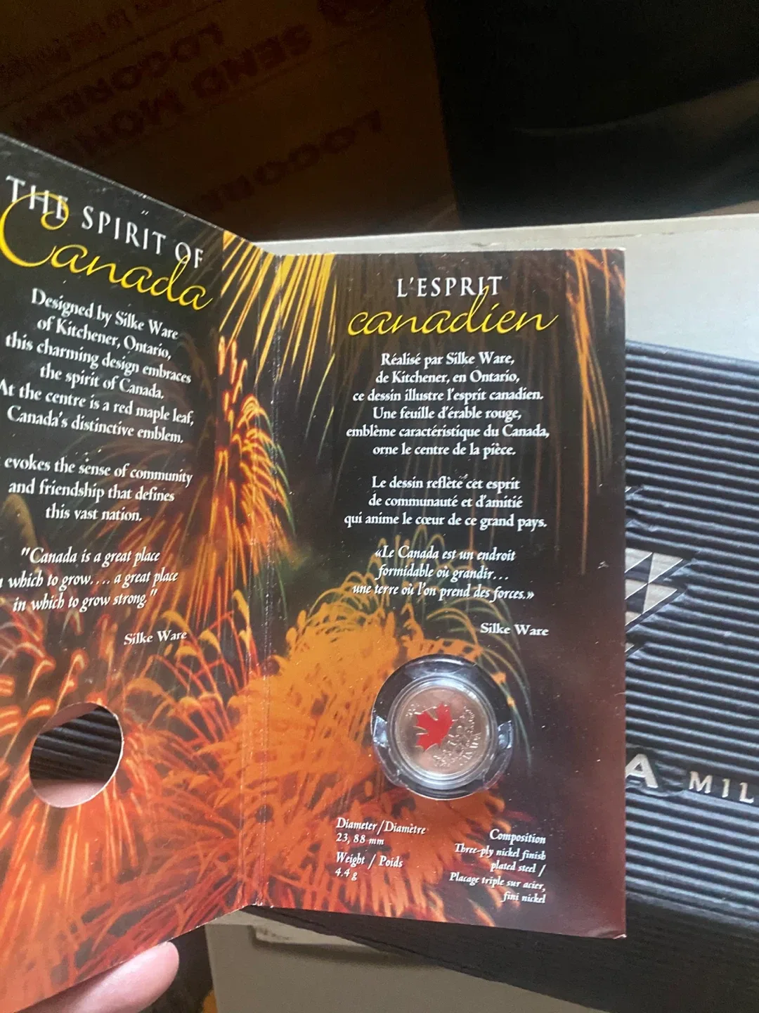 Canada 2001 Royal Canadian Mint Coin image indicator(2)